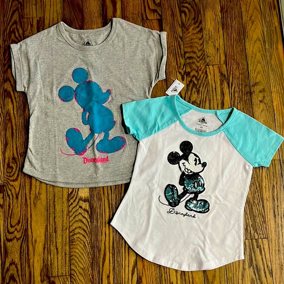 Disney parks Mickey shirts size XS (4) NWT (2shirts) - Picture 2 of 7